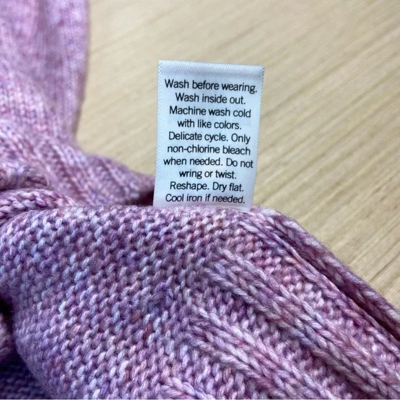 Sonoma Women’s Mauve Pink Knit Sweater Crewneck XXL - Picture 6 of 11